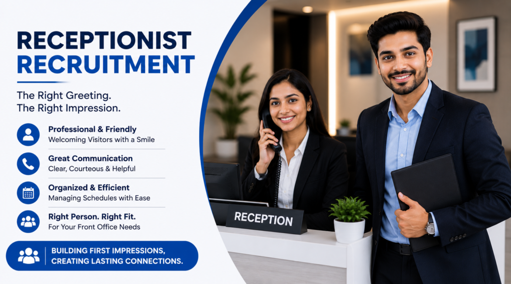 Receptionist Recruitment | sridevi consultancy